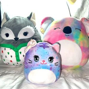 Squishmallows-set of 3